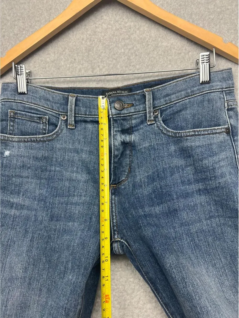 Banana Republic Girlfriend Straight Leg Denim Jeans Womens 29 Med Wash